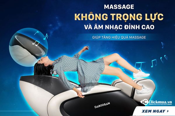 Ghế massage không trọng lực Zero Gravity có gì đặc biệt 16 Ghế Massage không trọng lực Daikiosan