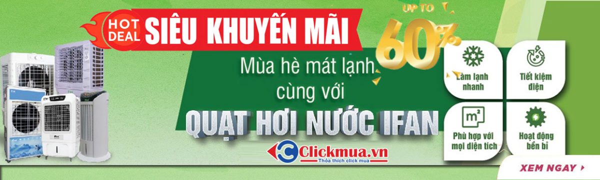 Trang chủ 36 Máy làm mát ifan khuyến mãi 60%