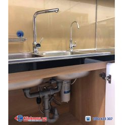lắp đặt thực tế Máy Lọc Nước dưới bồn rửa 3M BREW120-MS