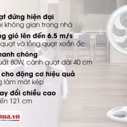 Quạt đứng Asia VY639790 9 Quạt đứng Asia VY639790 thiết kế sang trọng