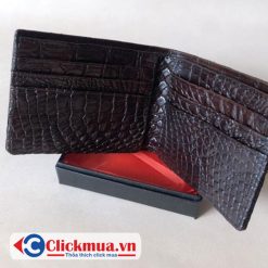 Ví nam da cá sấu 2 mặt - Bàn chân cá sấu CVS-502N 22 Ví Nam tay cá sấu được giao kèm hộp lịch sự